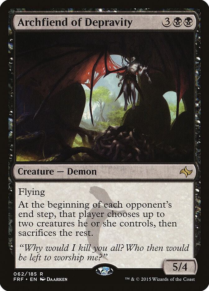 Archfiend of Depravity - Fate Reforged (FRF) NM