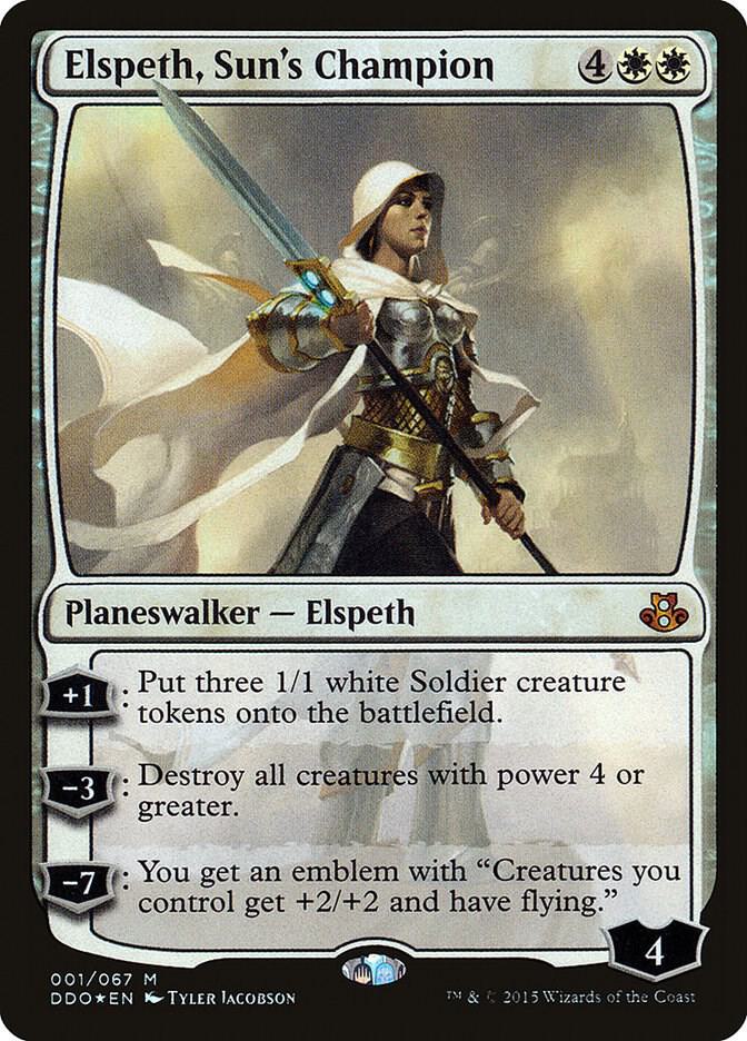 Elspeth, Sun's Champion - Duel Decks: Elspeth vs. Kiora (DDO) LP *FOIL*