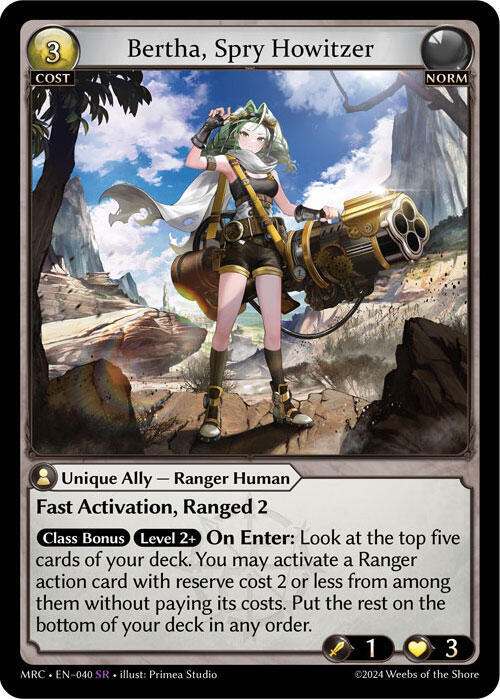 Bertha, Spry Howitzer - Mercurial Heart (MRC) *FOIL*