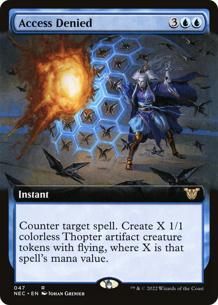 Access Denied (Extended Art) - Commander: Kamigawa: Neon Dynasty (NEC)