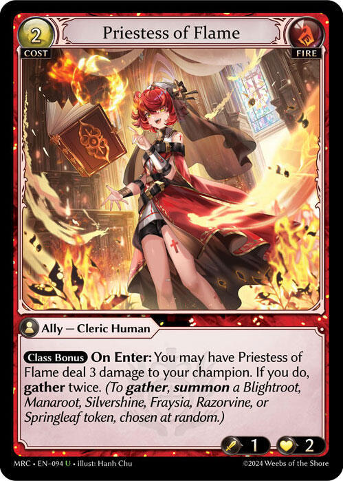 Priestess of Flame - Mercurial Heart (MRC)