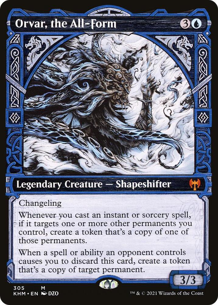 Orvar, the All-Form (Showcase) - Kaldheim (KHM) NM