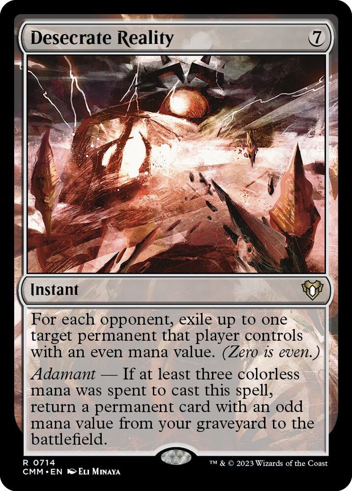Desecrate Reality - Commander Masters (CMM)