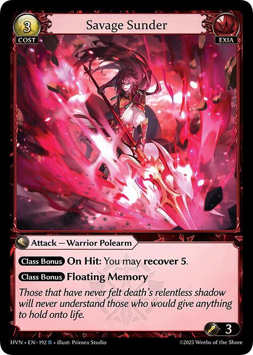 Savage Sunder - Abyssal Heaven (HVN)