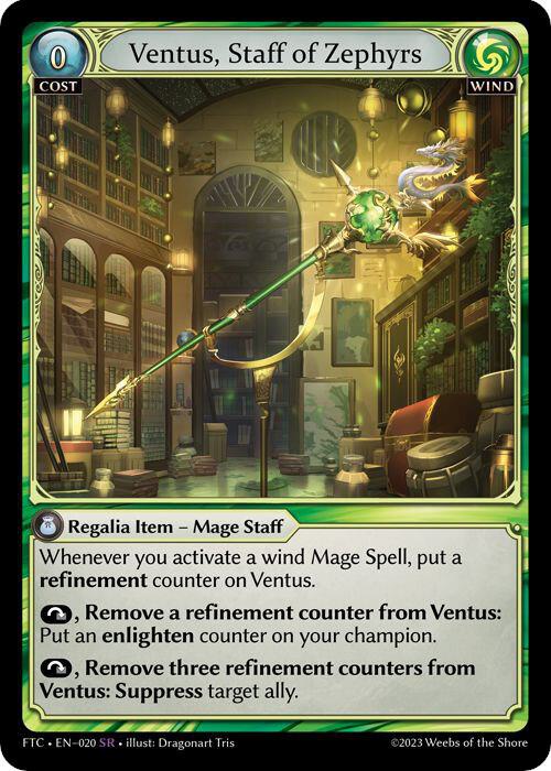 Ventus, Staff of Zephyrs - Fractured Crown (FTC)