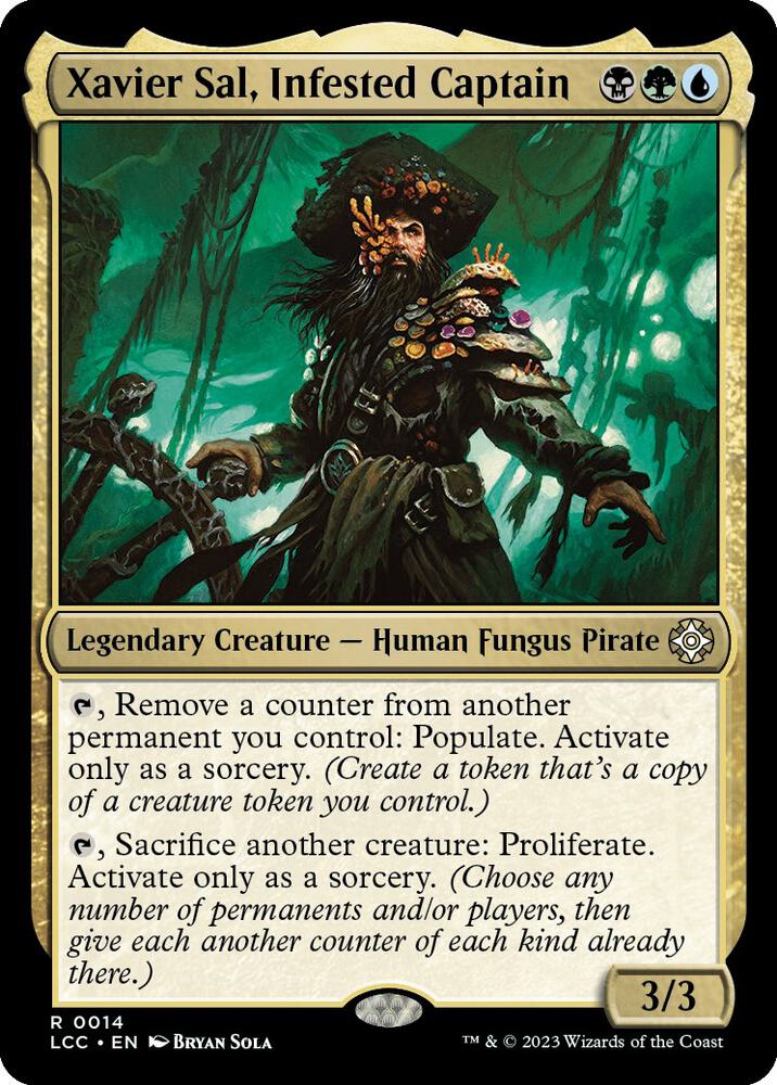 Xavier Sal, Infested Captain - Commander: The Lost Caverns of Ixalan (LCC) NM