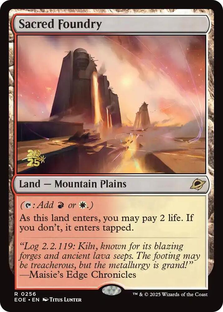 Sacred Foundry - Prerelease Cards (PRE) Prerelease Cards. SEALED