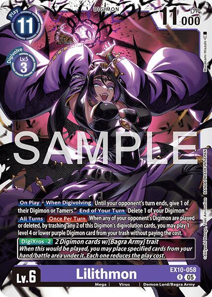 Lilithmon - Sinister Order (EX10) Sinister Order NM