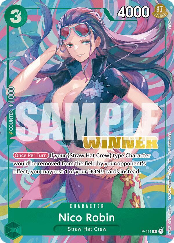Nico Robin (Heroines Battle Winner Pack) - One Piece Promotion Cards (OP-PR) SEALED