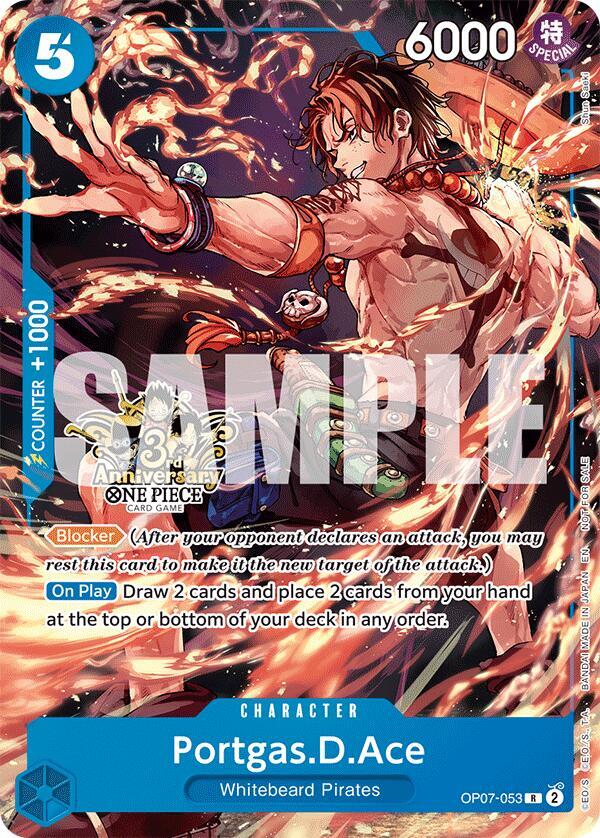 Portgas.D.Ace - OP07-053 (3rd Anniversary Tournament 3 Brothers Pack) - Carrying On His Will: 3rd Anniversary Tournament Cards (OP13 ANN) NM