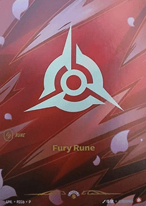 Fury Rune (R01b) - Unleashed (UNL) LP *FOIL*