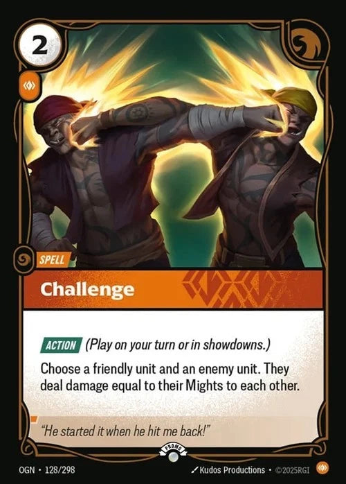 Challenge - Riftbound Organized Play Promotional Cards (OPP) NM *FOIL*