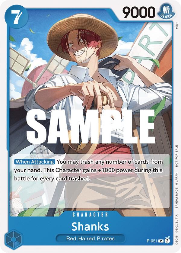 Shanks (Sealed Battle Kit Vol. 1) - One Piece Promotion Cards (OP-PR) NM