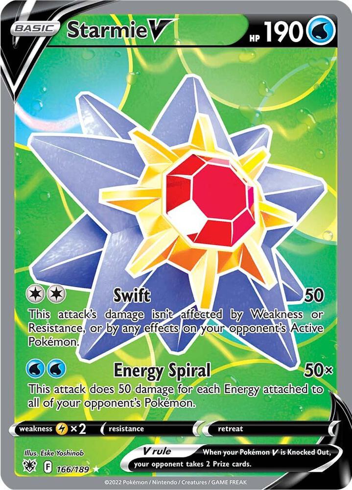 Starmie V (Full Art) - SWSH10: Astral Radiance (SWSH10) SWSH10: Astral Radiance NM