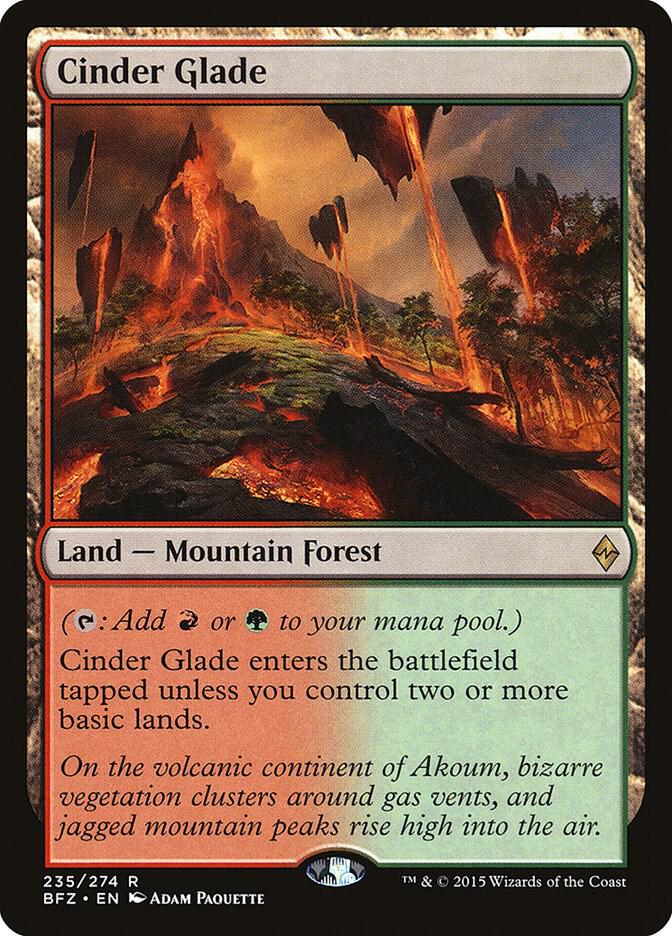 Cinder Glade - Battle for Zendikar (BFZ) LP