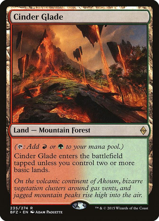 Cinder Glade - Battle for Zendikar (BFZ) LP
