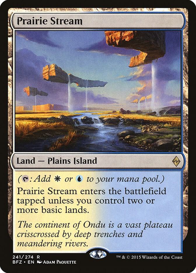 Prairie Stream - Battle for Zendikar (BFZ) LP *FOIL*