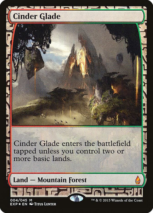 Cinder Glade - Zendikar Expeditions (EXP) *FOIL*