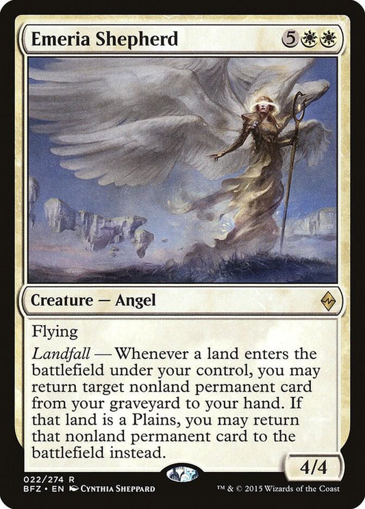 Emeria Shepherd - Battle for Zendikar (BFZ) LP *FOIL*