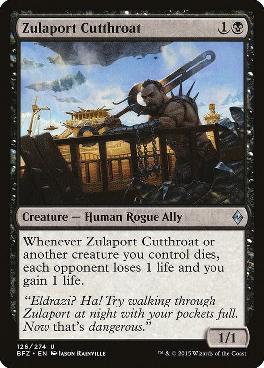Zulaport Cutthroat - Battle for Zendikar (BFZ) NM