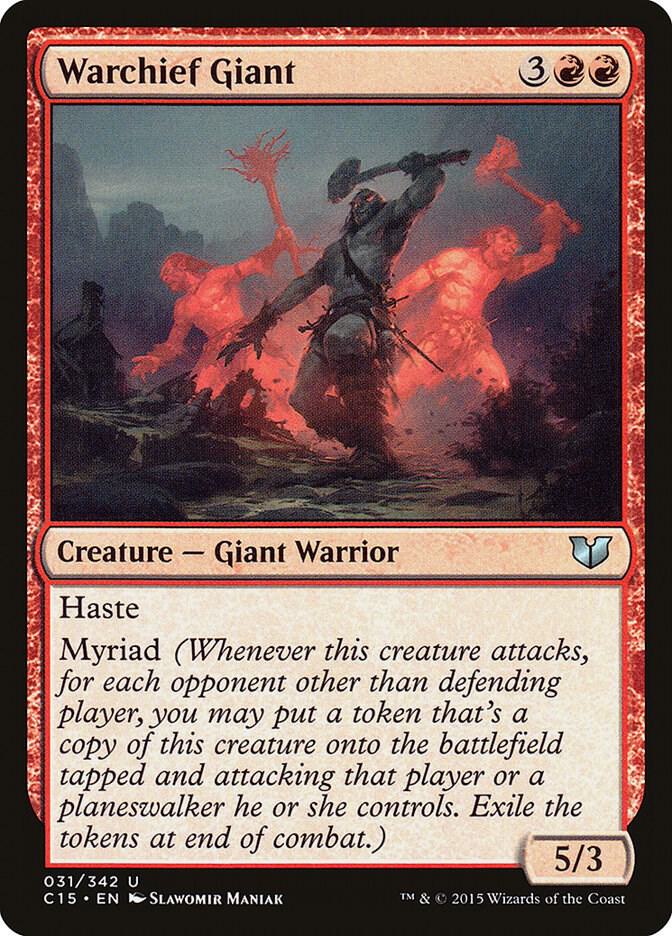 Warchief Giant - Commander 2015 (C15) LP