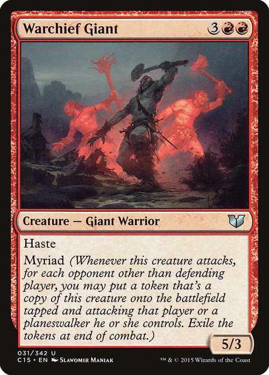 Warchief Giant - Commander 2015 (C15) LP