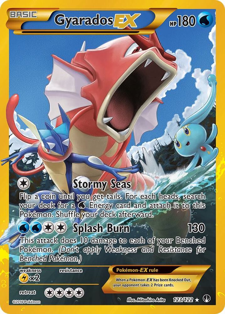Gyarados EX (Secret) - XY - BREAKpoint (BKP) NM *FOIL*