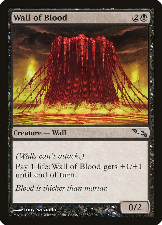 Wall of Blood - Mirrodin (MRD) LP