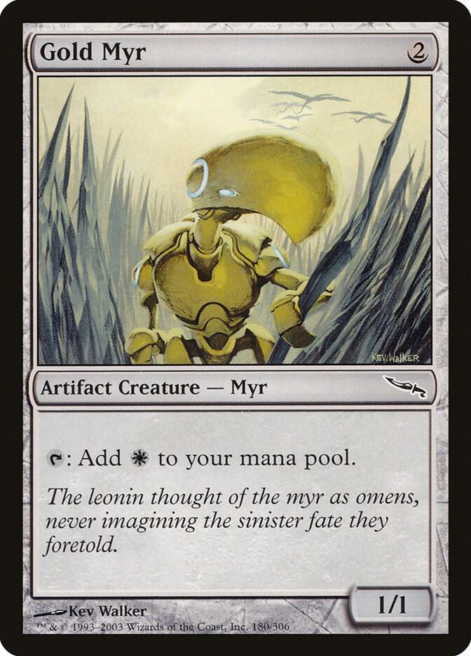 Gold Myr - Mirrodin (MRD) LP