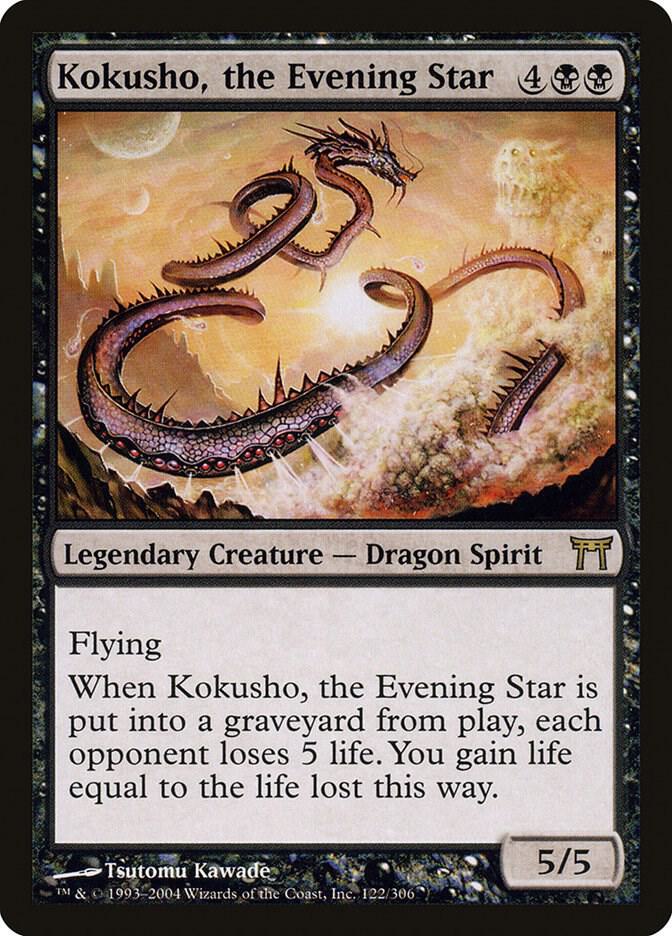 Kokusho, the Evening Star - Champions of Kamigawa (CHK) LP