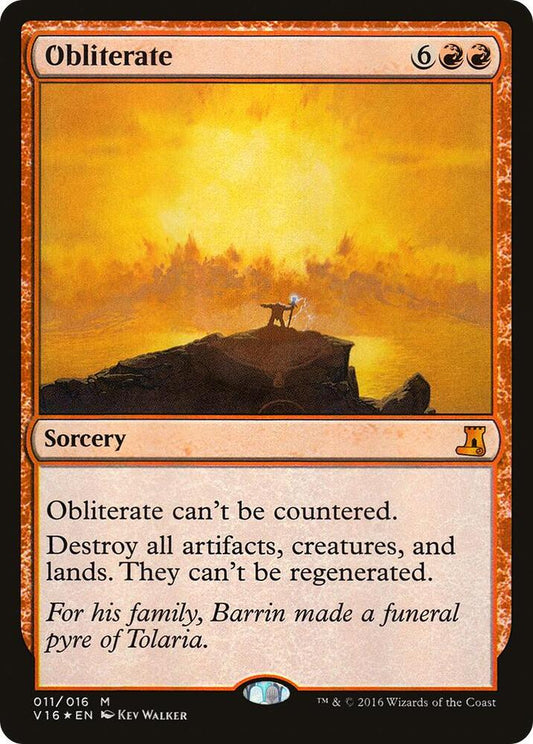 Obliterate - From the Vault: Lore (V16) *FOIL*