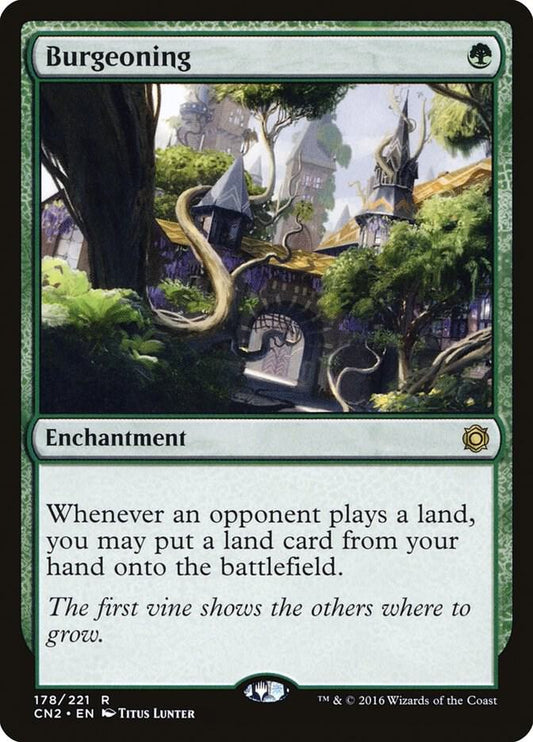 Burgeoning - Conspiracy: Take the Crown (CN2) NM *FOIL*