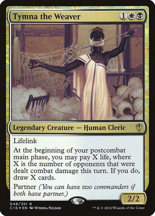 Tymna the Weaver - Commander 2016 (C16) NM *FOIL*