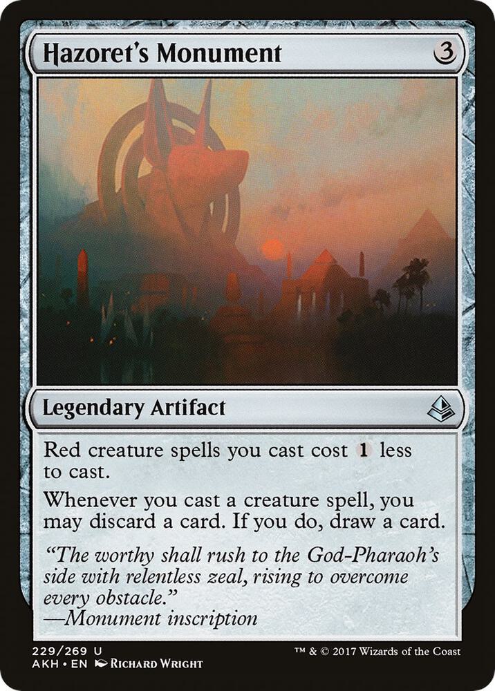 Hazoret's Monument - Amonkhet (AKH) NM