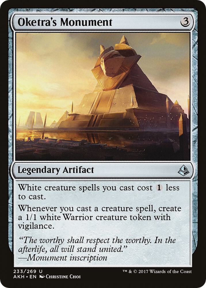 Oketra's Monument - Amonkhet (AKH) NM