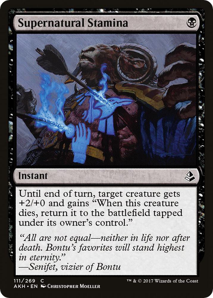 Supernatural Stamina - Amonkhet (AKH) NM