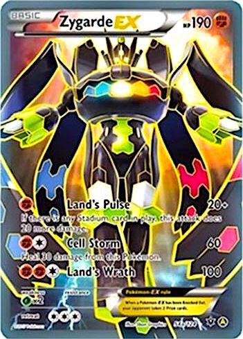 Zygarde EX - 54a/124 - Alternate Art Promos (PR) LP *FOIL*