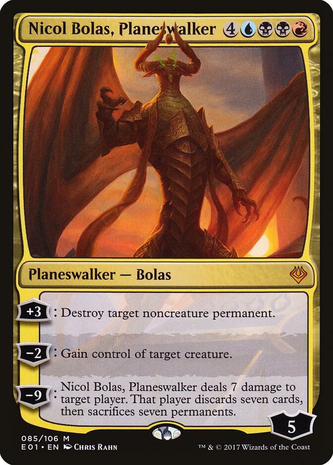 Nicol Bolas, Planeswalker - Archenemy: Nicol Bolas (AC2) NM