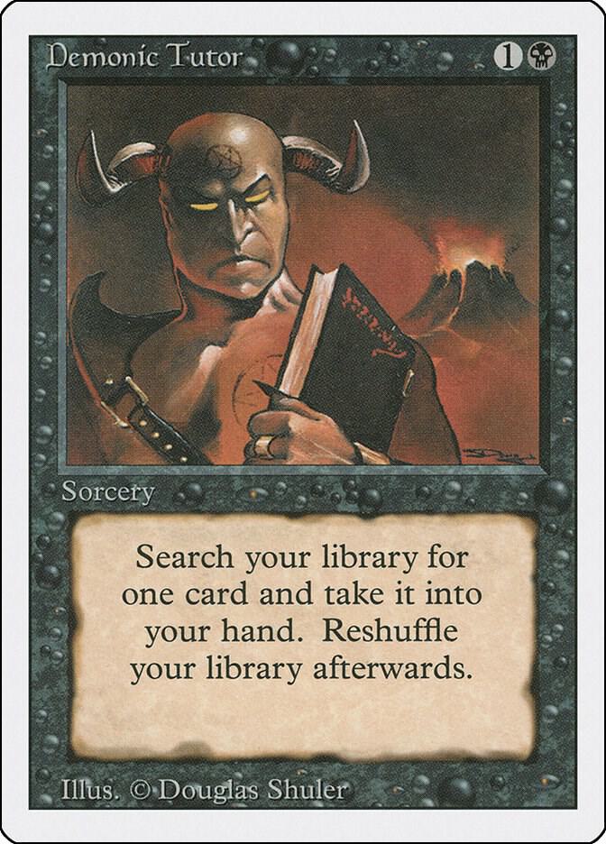 Demonic Tutor - Revised Edition (3ED) LP