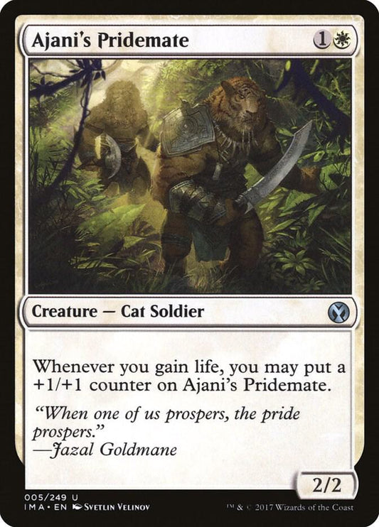 Ajani's Pridemate - Iconic Masters (IMA) LP *FOIL*