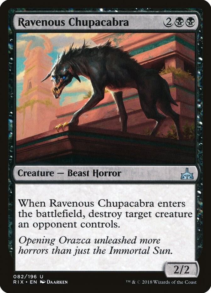 Ravenous Chupacabra - Rivals of Ixalan (RIX) NM