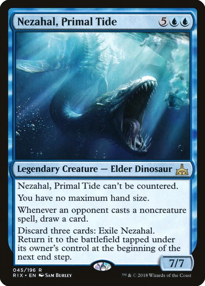 Nezahal, Primal Tide - Rivals of Ixalan (RIX) NM