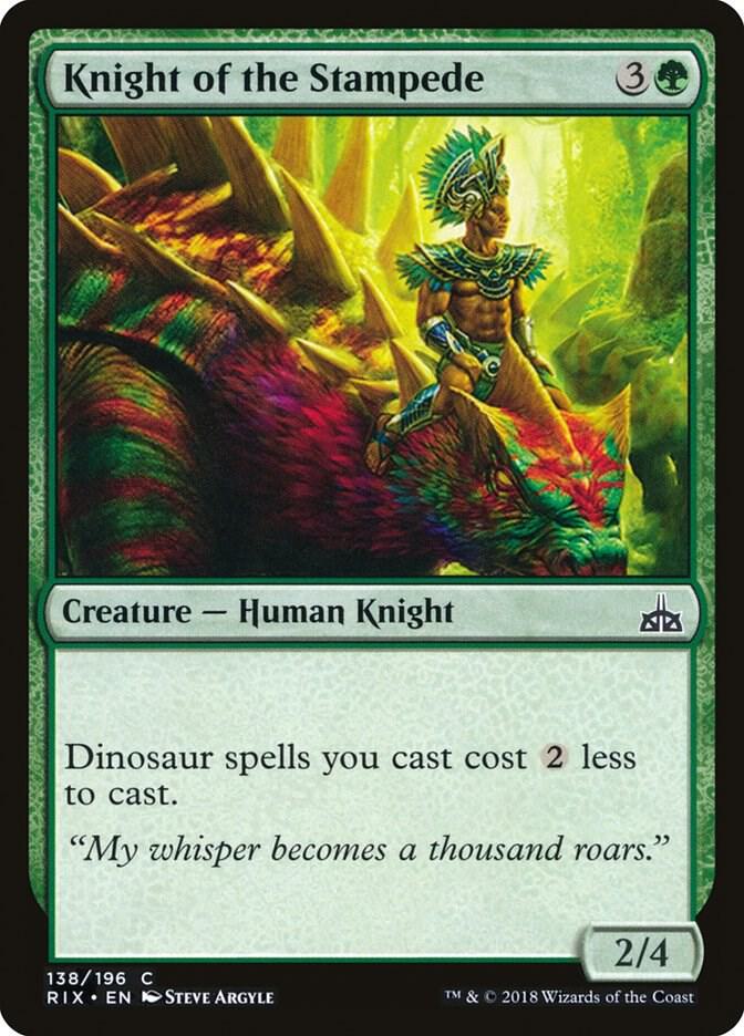 Knight of the Stampede - Rivals of Ixalan (RIX) NM