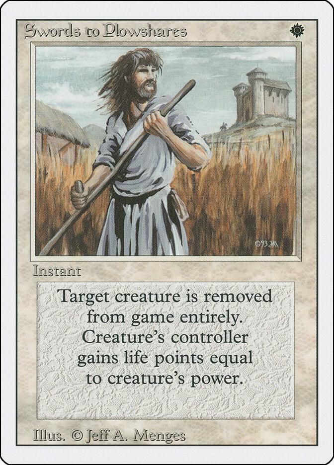 Swords to Plowshares - Revised Edition (3ED) NM
