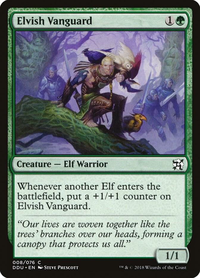Elvish Vanguard - Duel Decks: Elves vs. Inventors (DDU) LP