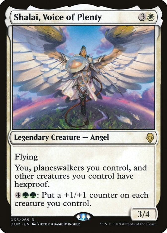 Shalai, Voice of Plenty - Dominaria (DOM) NM