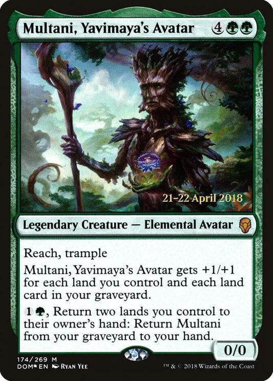Multani, Yavimaya's Avatar - Prerelease Cards (PRE) LP *FOIL*