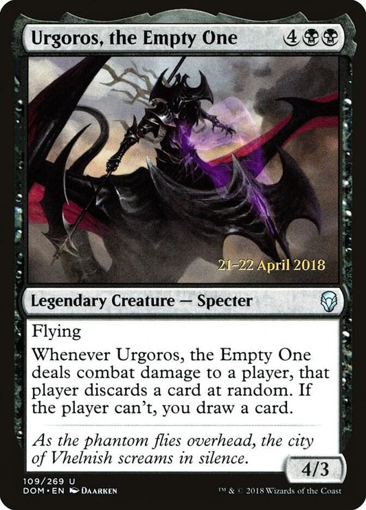 Urgoros, the Empty One - Prerelease Cards (PRE) LP *FOIL*