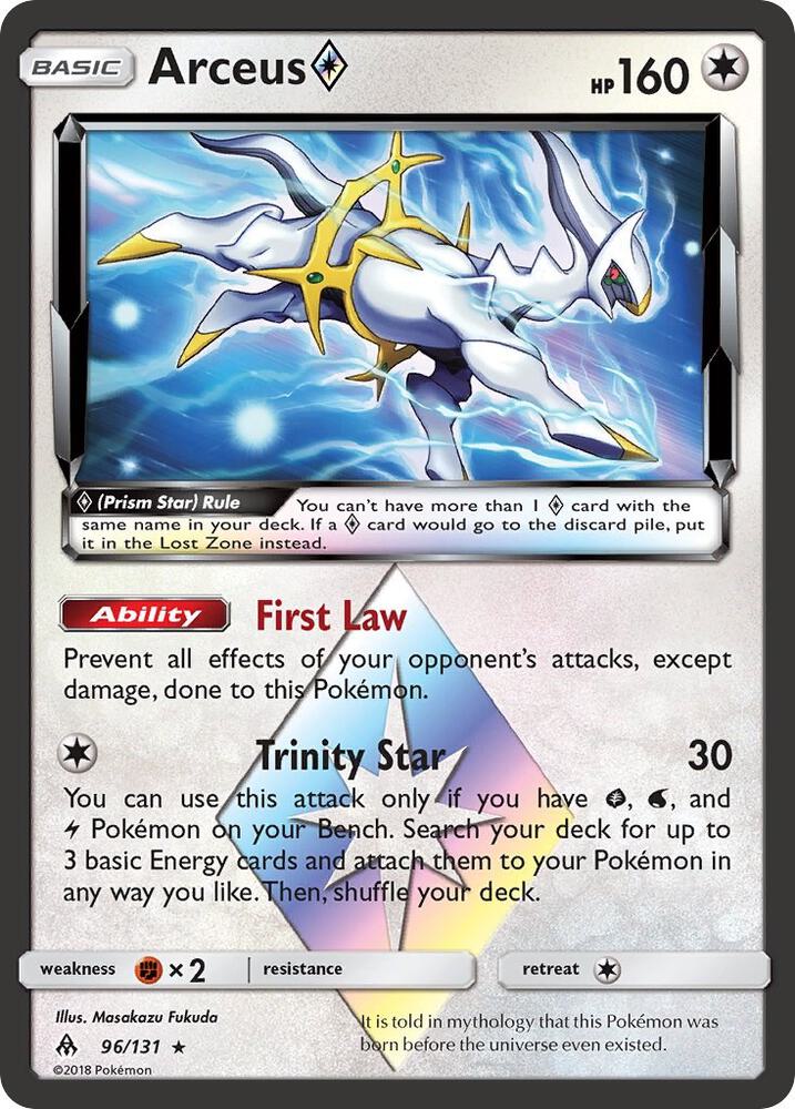 Arceus Prism Star - SM - Forbidden Light (SM06) LP *FOIL*