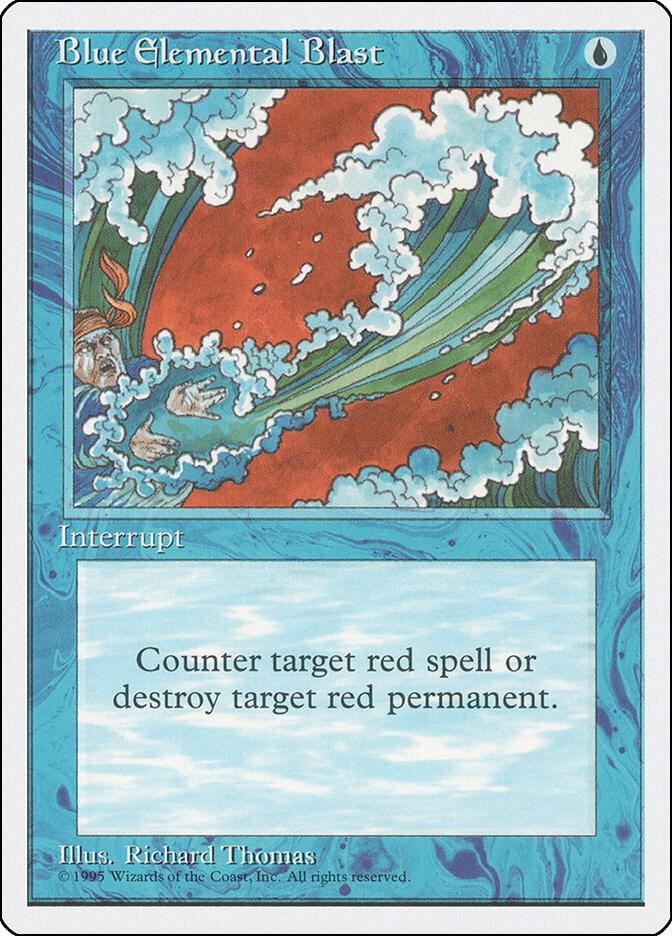 Blue Elemental Blast - Fourth Edition (4ED) NM